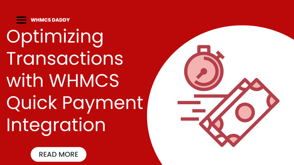 WHMCS Quick Payment Integration